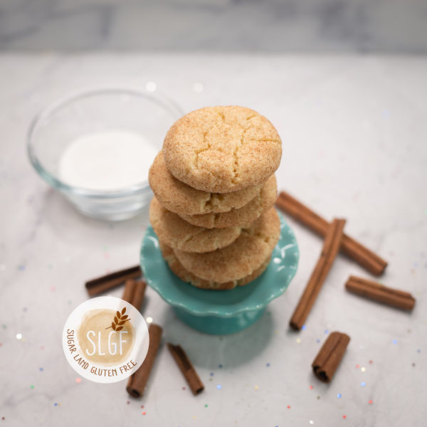 Vegan gluten free snickerdoodle cookies