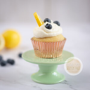 Lemon Blueberries gluten free cupcakes